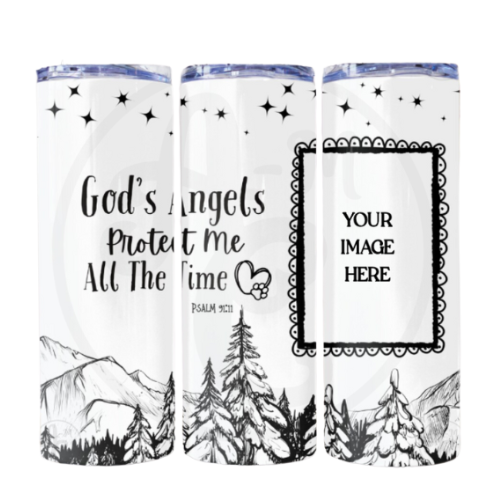 PSALM 91:11 CUSTOM TUMBLER